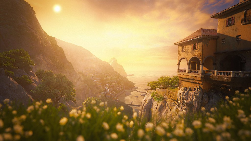 uncharted 4 - costiera amalfitana