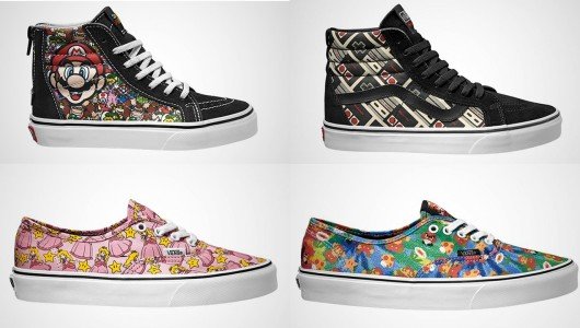 Nintendo e Vans presentano la nuova linea di calzature a tema