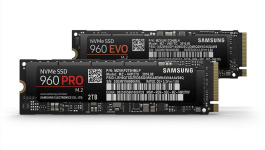 Nuovi dischi Samsung SSD 960 PRO ed EVO