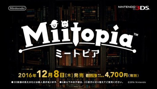 Miitopia uscirà l'8 dicembre in Giappone, un Direct fissato per novembre