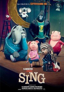 Sing immagine Cinema locandina