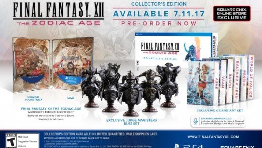 Final Fantasy XII The Zodiac Age: annunciate le edizioni speciali