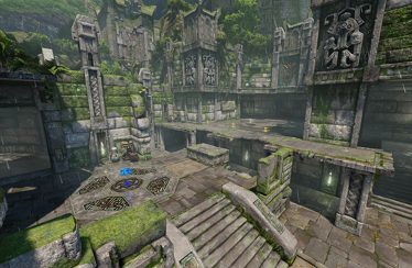 Quake Champions: svelata in video l'arena Ruins of Sarnath