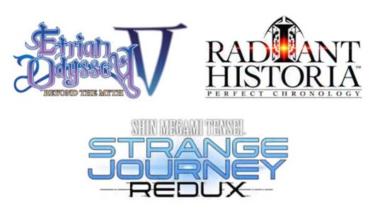 Etrian Odyssey V, Radiant Historia e Strange Journey Redux in Europa