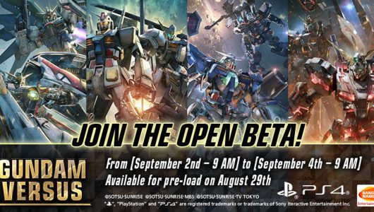 Gundam Versus: annunciato l'arrivo di un Open Beta