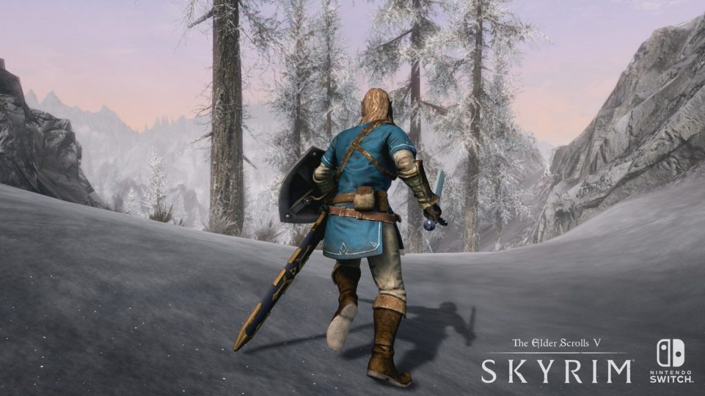 skyrim cattura video nintendo switch