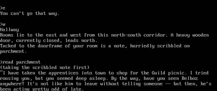 parser avventure testuali