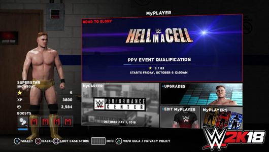 WWE 2K18: svelate le nuove modalità Road to Glory e il Mio Giocatore