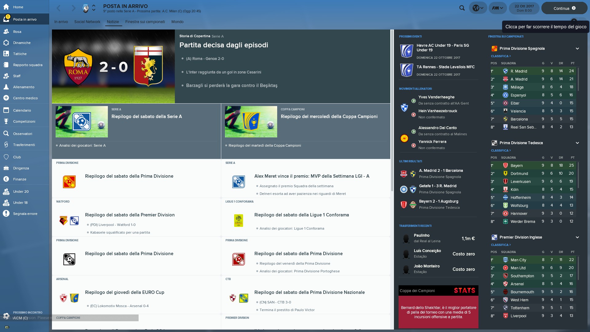 football manager 2018 recensione pc