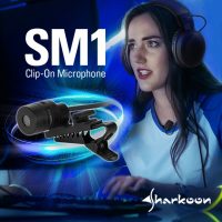 Sharkoon annuncia il microfono clip on per cuffie SM1