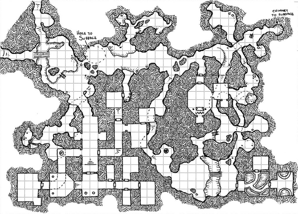 dungeon map