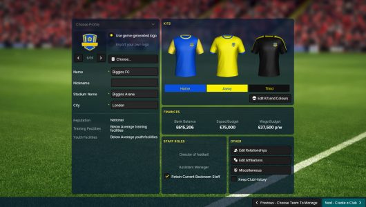 Football Manager Touch 2018 Nintendo Switch