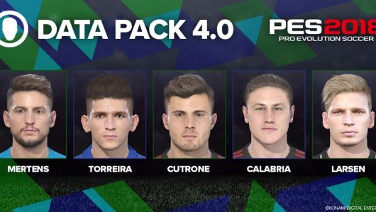 PES 2018: il nuovo Data Pack 4.0 porta oggi visi migliorati e nuove maglie