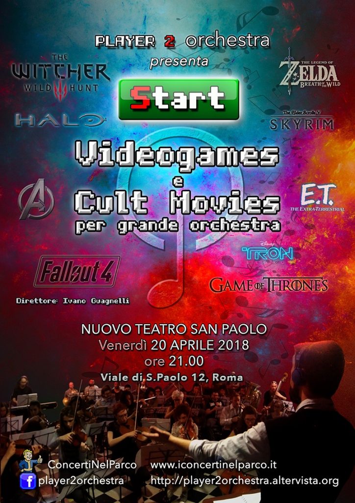 Player 2 Orchestra roma locandina