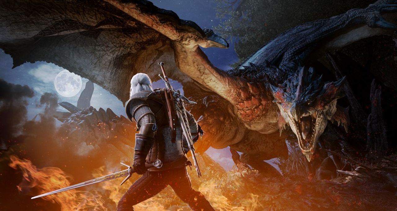 monster hunter world the witcher