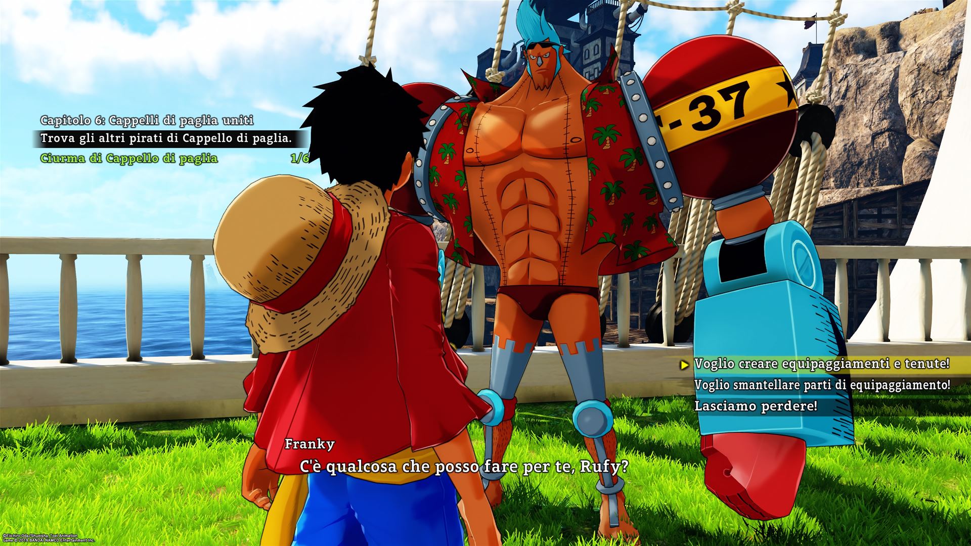 One Piece World Seeker: la ciurma di Cappello di Paglia all