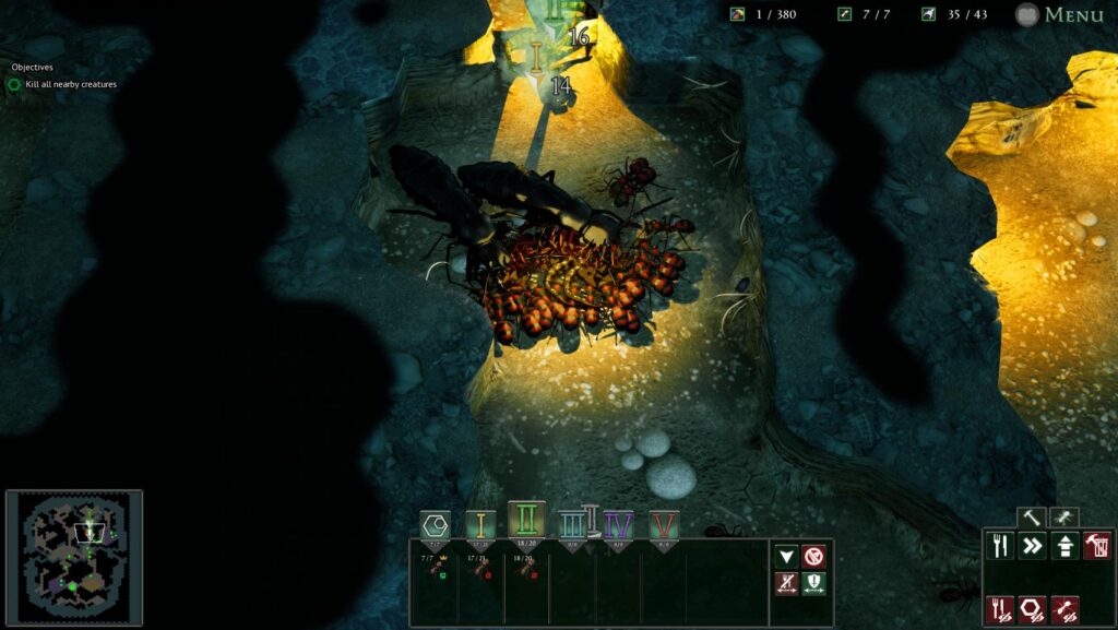 Empires of the Undergrowth provato Empires of the Undergrowth anteprima RTS formiche