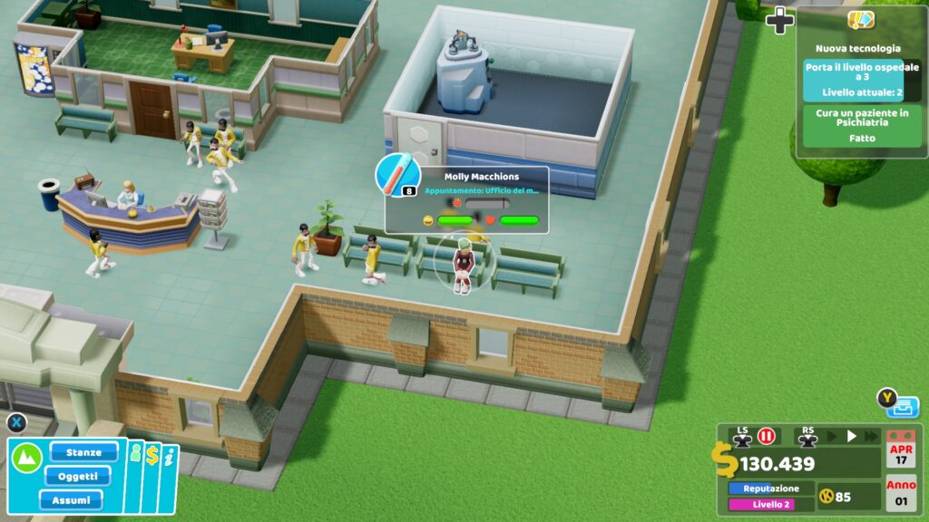 Two Point Hospital Recensione Two Point Hospital console Two Point Hospital Switch
