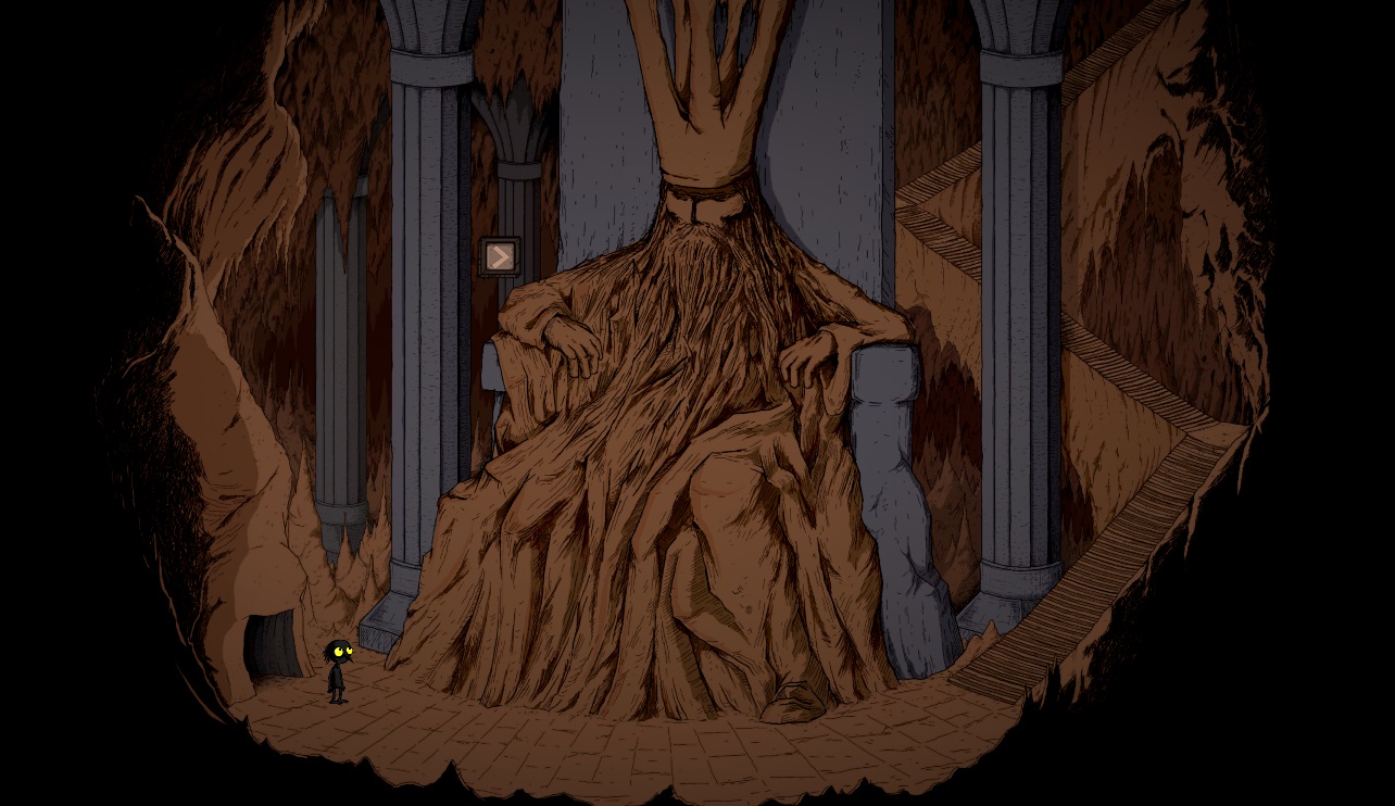 The longing игра карта