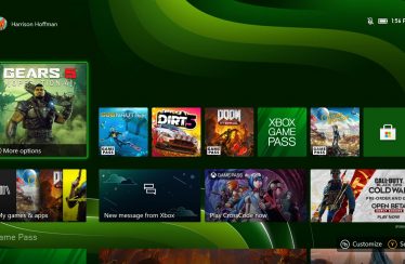 xbox series x interfaccia