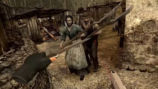 Resident Evil 4 VR gameplay